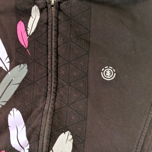 Element Hoodie Feather Design Size medium - Picture 2 of 8